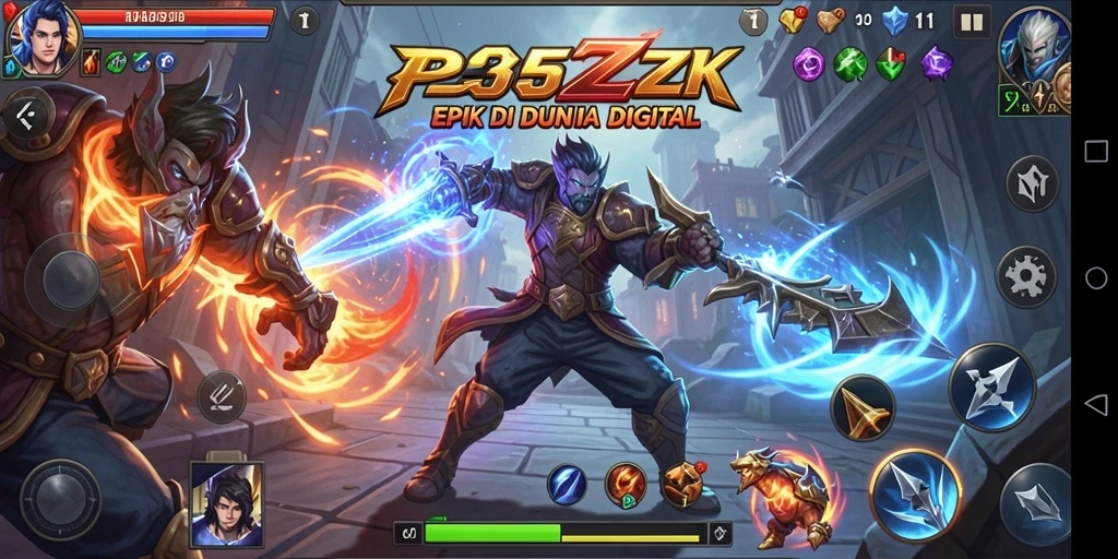 Tampilan aksi seru dalam gameplay <strong>365ZK</strong> yang mendebarkan.