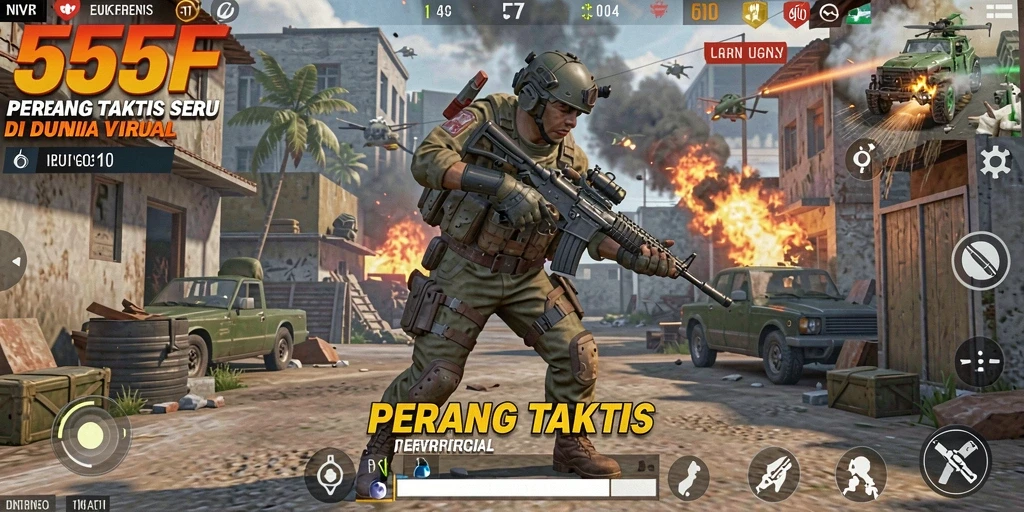 Gameplay seru dan grafis menawan di 555F.