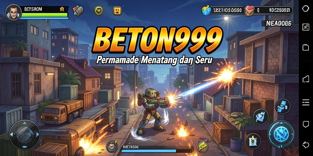 Screenshot gameplay <strong>BETON999</strong> menampilkan momen menegangkan saat menyelesaikan tantangan.