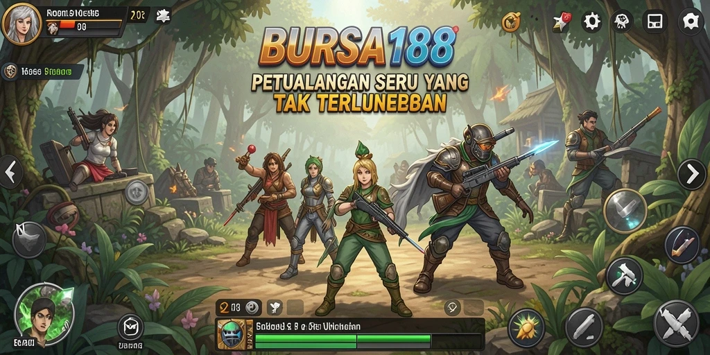 Screenshot menunjukkan aksi menarik BURSA188 saat menjelajahi dunia petualangan.