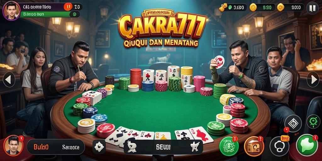 Tampilan gameplay QiuQiu di CAKRA777 yang seru.