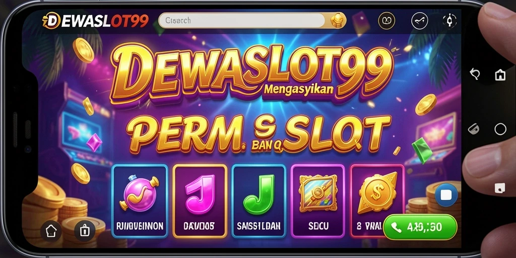 Screenshot gameplay DEWASLOT99 yang menampilkan mesin slot menarik.