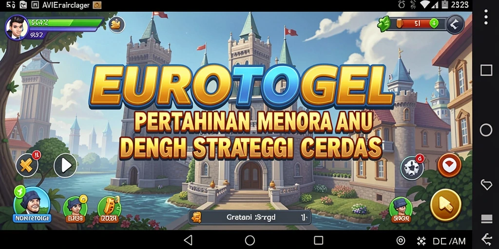 Tampilan menara yang megah dalam aksi Tower Defense.