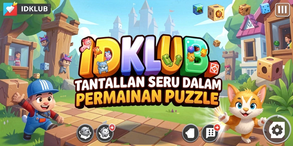 Tampilan dalam gameplay Puzzle IDKLUB yang menantang dan menarik.