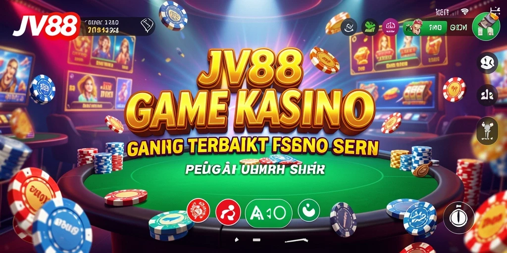 Screenshot gameplay JV88 menampilkan grafik kasino yang menawan.