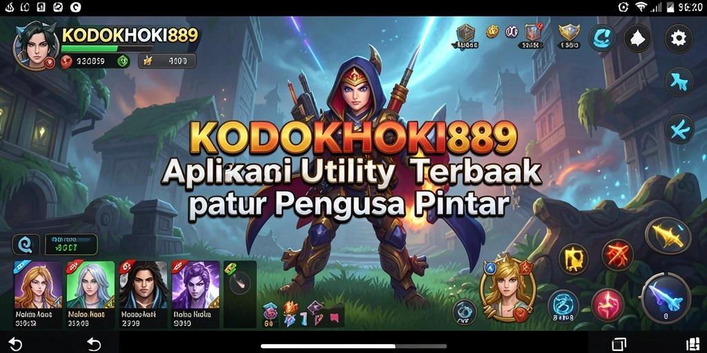 Tangkapan layar KODOKHOKI889 dengan antarmuka pengguna yang intuitif.