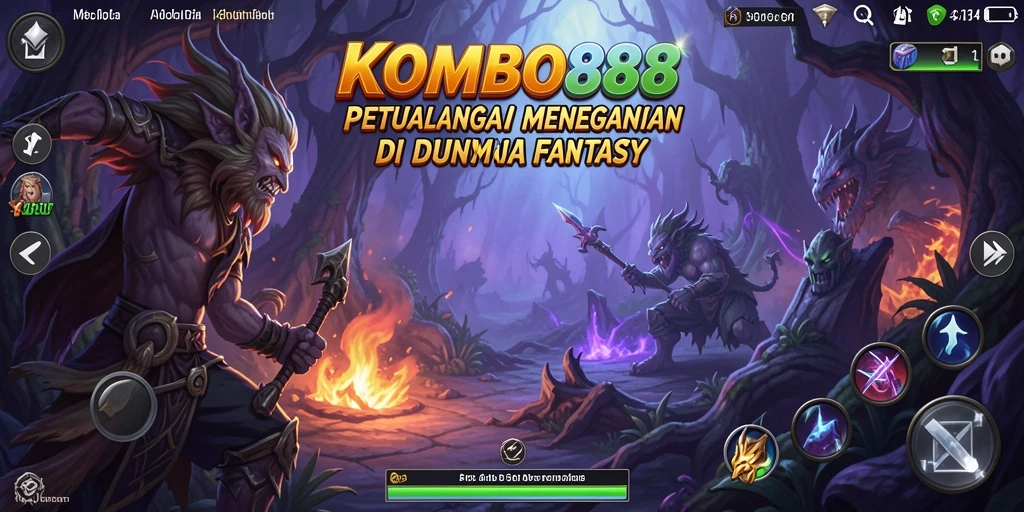 Tampilan gameplay mendebarkan dalam dunia petualangan KOMBO88.