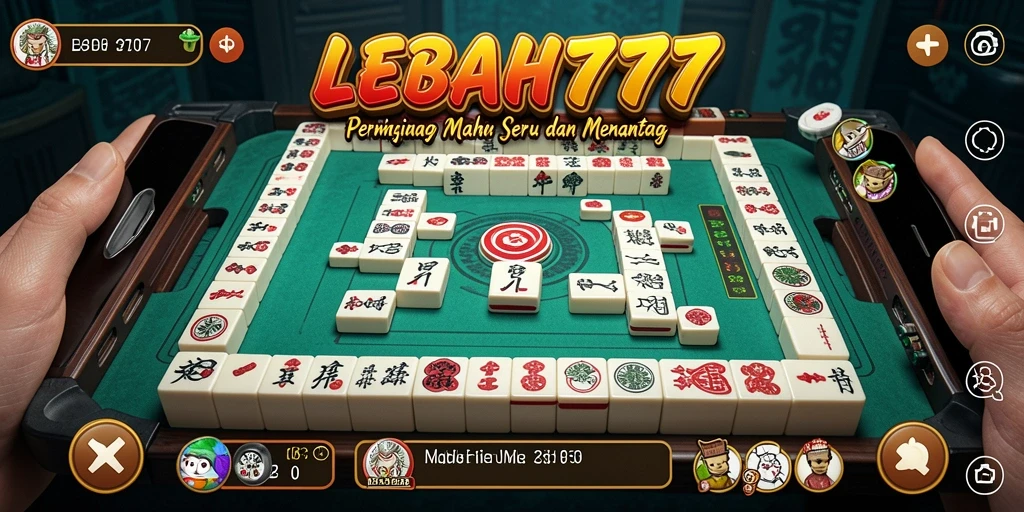Tampilan gameplay menantang di LEBAH777 dengan batu Mahjong yang beraneka ragam.