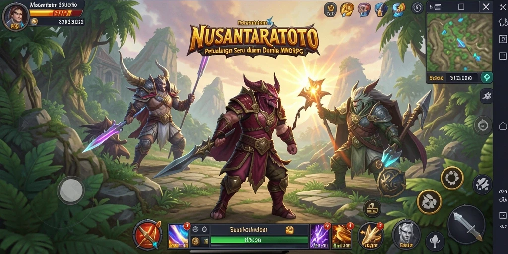 Tampilan gameplay NUSANTARATOTO yang mendebarkan dan penuh aksi.