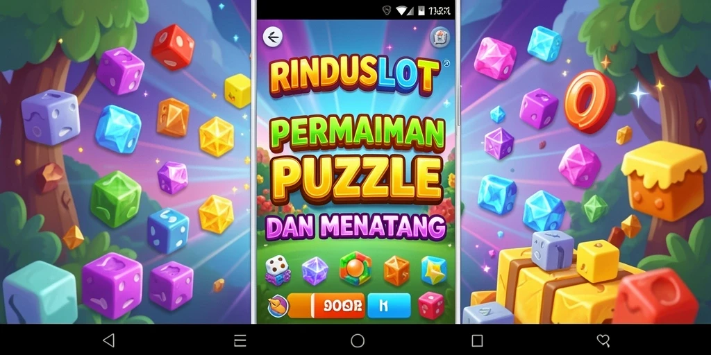 Tampilan permainan RINDUSLOT dengan tantangan Puzzle yang menarik.