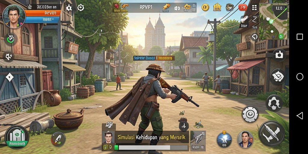 Tampilan menarik dari gameplay RPVIP1 yang mendalami simulasi kehidupan.