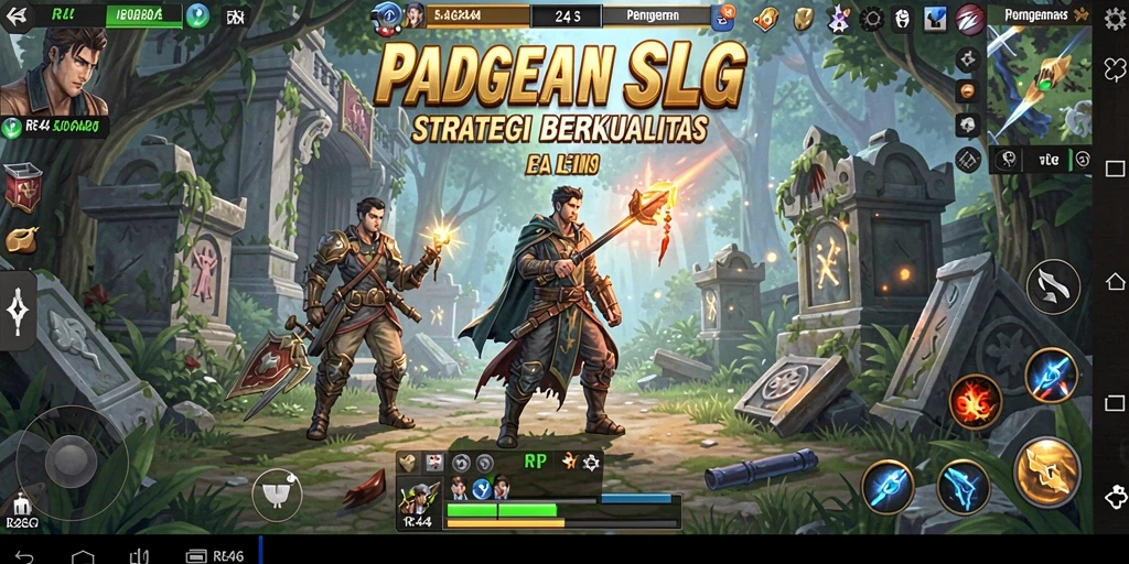 Tampilan gameplay strategis mendalam di RR44 dengan pertempuran seru.