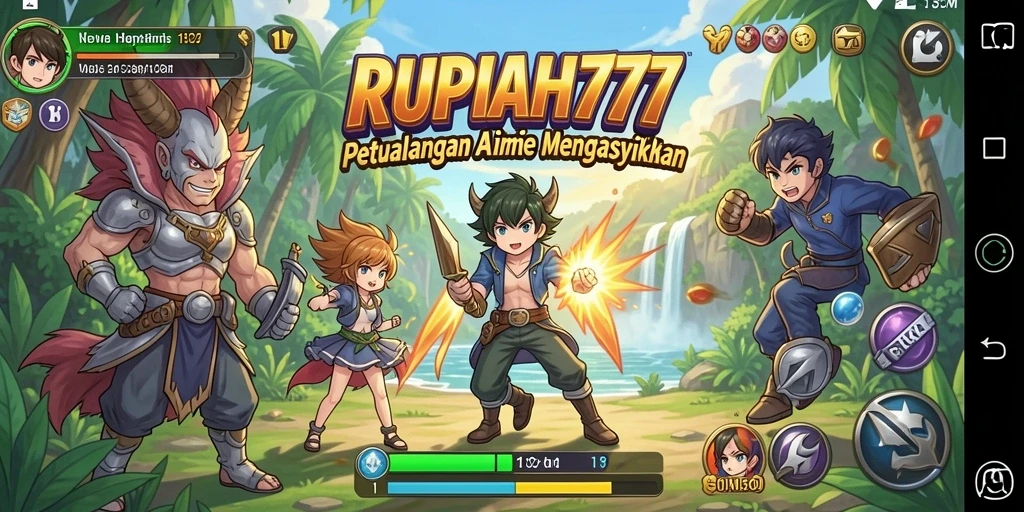 Tangkapan layar RUPIAH777 menampilkan aksi seru dalam dunia anime.