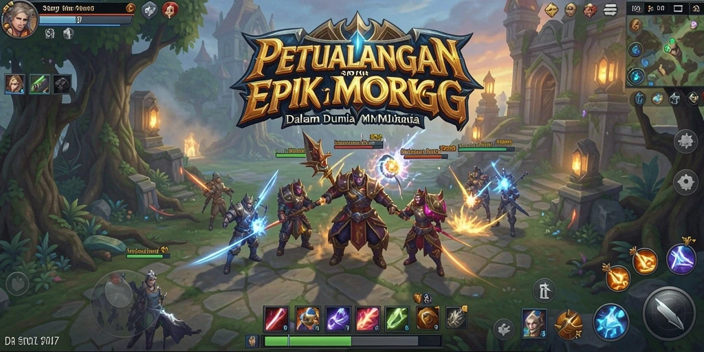 Screenshot gameplay SD107 menampilkan aksi seru dalam dunia MMORPG.