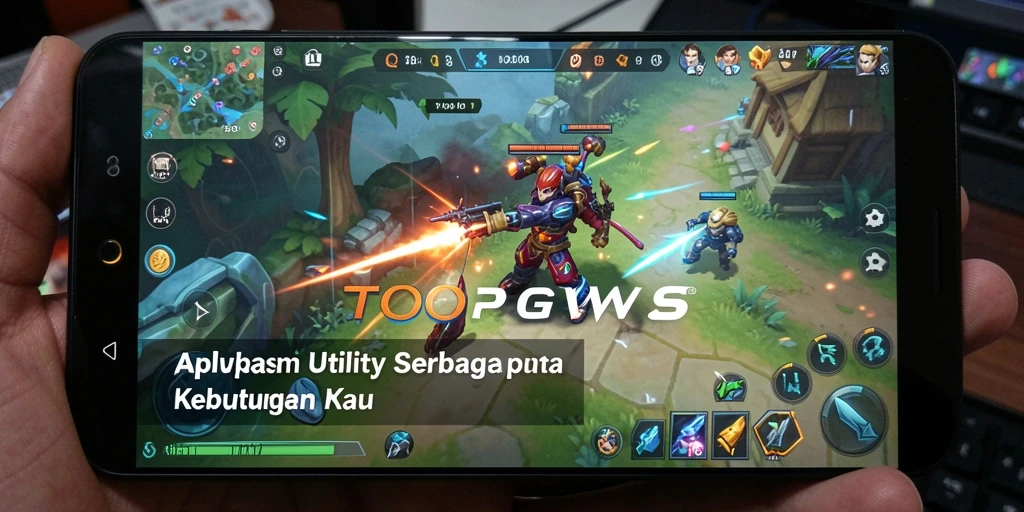 Screenshot utama TOOPGWS yang menunjukkan tampilan antarmuka aplikasi Utility.