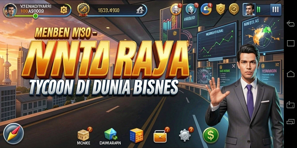 Tampilan gameplay Tycoon yang memukau dan interaktif.