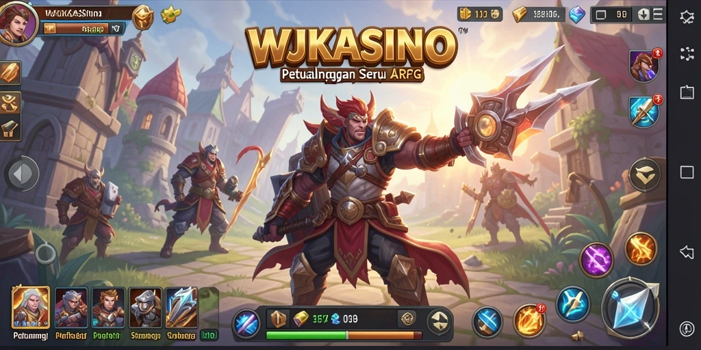 Tampilan aksi seru dalam gameplay WJKASINO yang penuh tantangan.